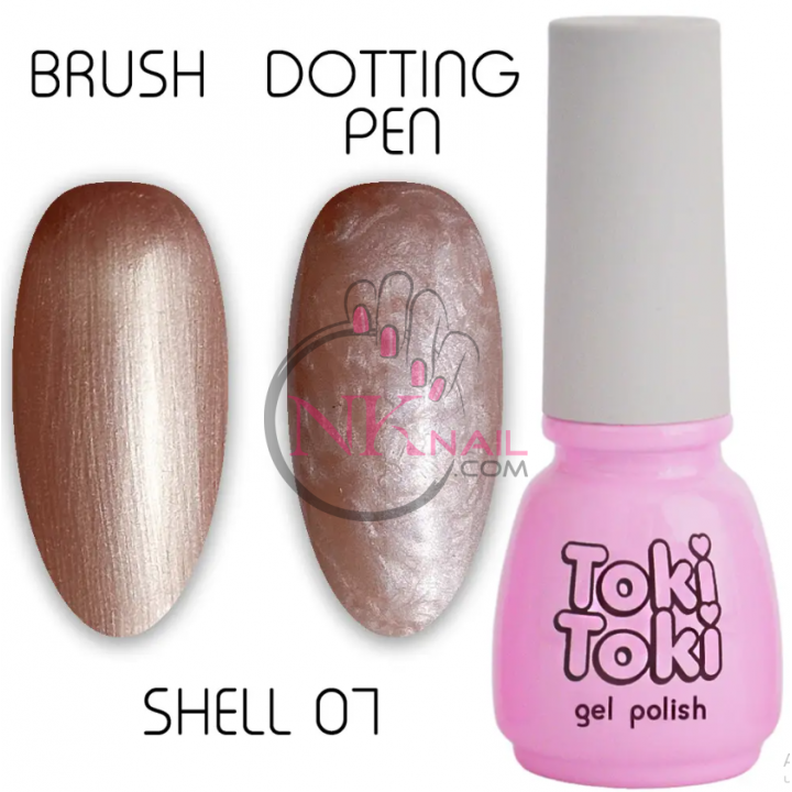 Гель-лак Toki Toki Shell №07 5 мл TPO free